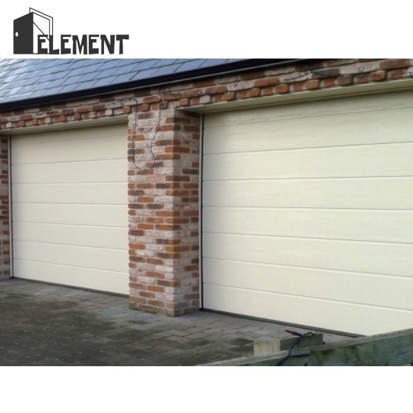 White Double Garage Doors