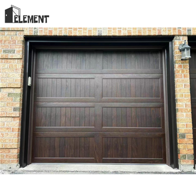 Garažna vrata v videzu lesa